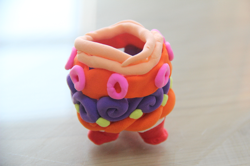 重固小学第四届福泉山文化艺术节活动之三年级福泉陶罐泥塑活动